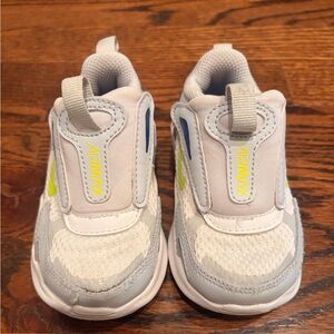 Nike airmax Kids Sneakers - White, Gray, and Yellow